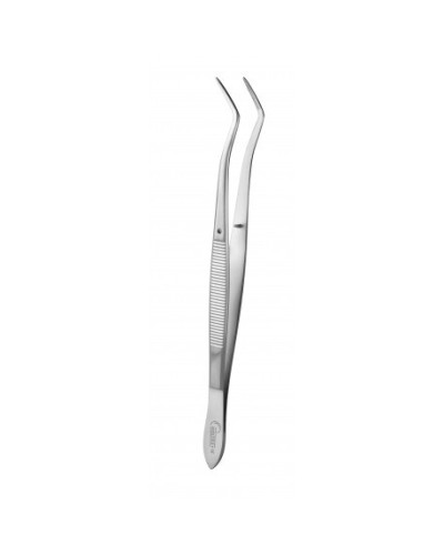 Pince Brucelle Miriam, contre-coudée, 16 cm