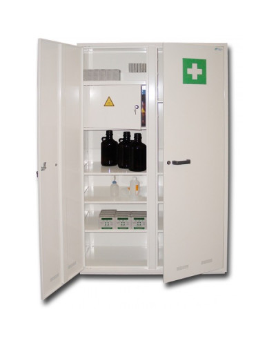ARMOIRE A PHARMACIE AVEC COFFRE A TOXIQUES