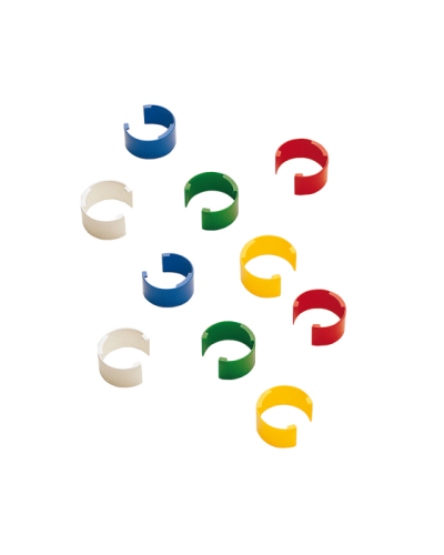 bagues de couleurs pour pipetman