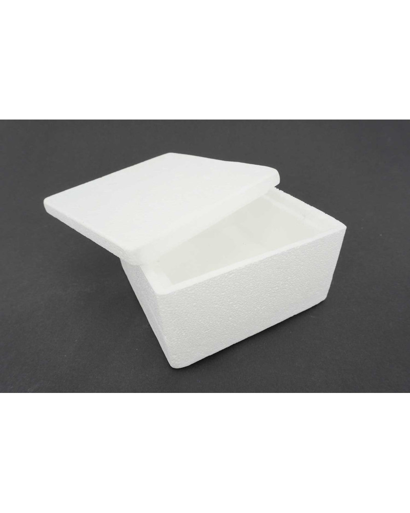 Boîte de transport en polystyrène pour flacons de 40 ou 60 ml Boîte de transport en polystyrène pour flacons de 40 ou 60 ml