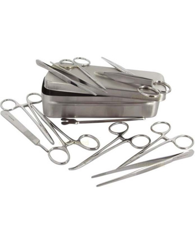 Boîte de petite chirurgie 11 instrumens