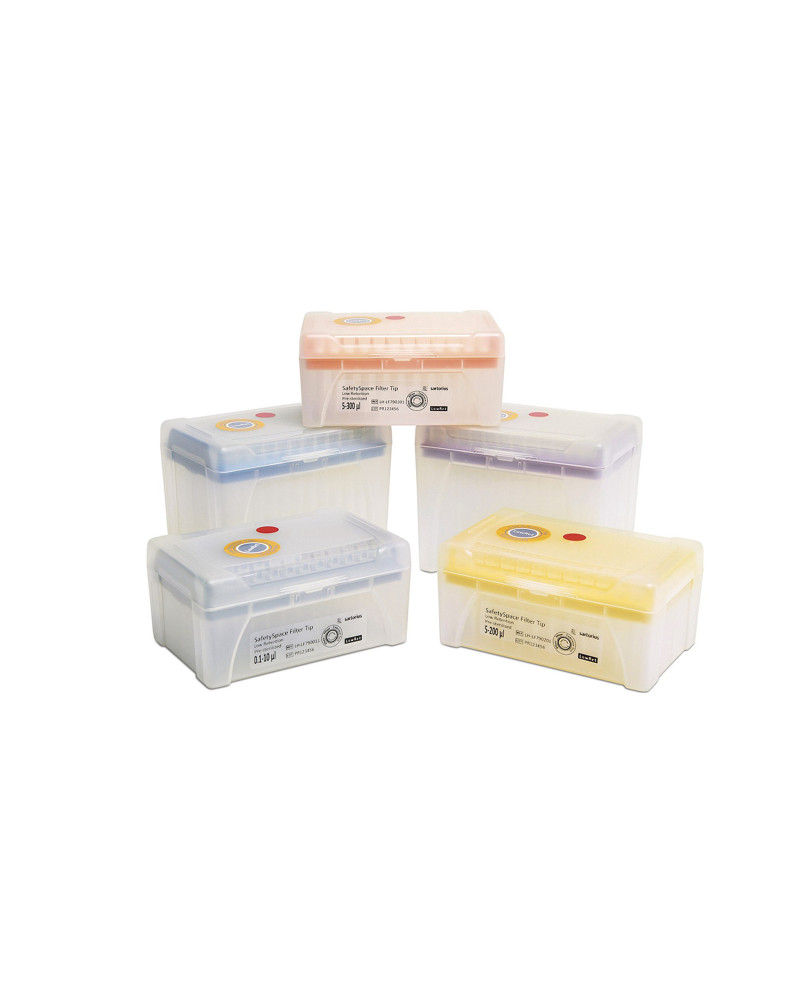 Cônes biohit: 0,5 - 300µl, en rack stérile de 96 Cônes biohit: 0,5 - 300µl, en rack stérile de 96