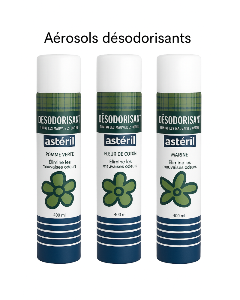 Aérosols désodorisants Aérosols désodorisants