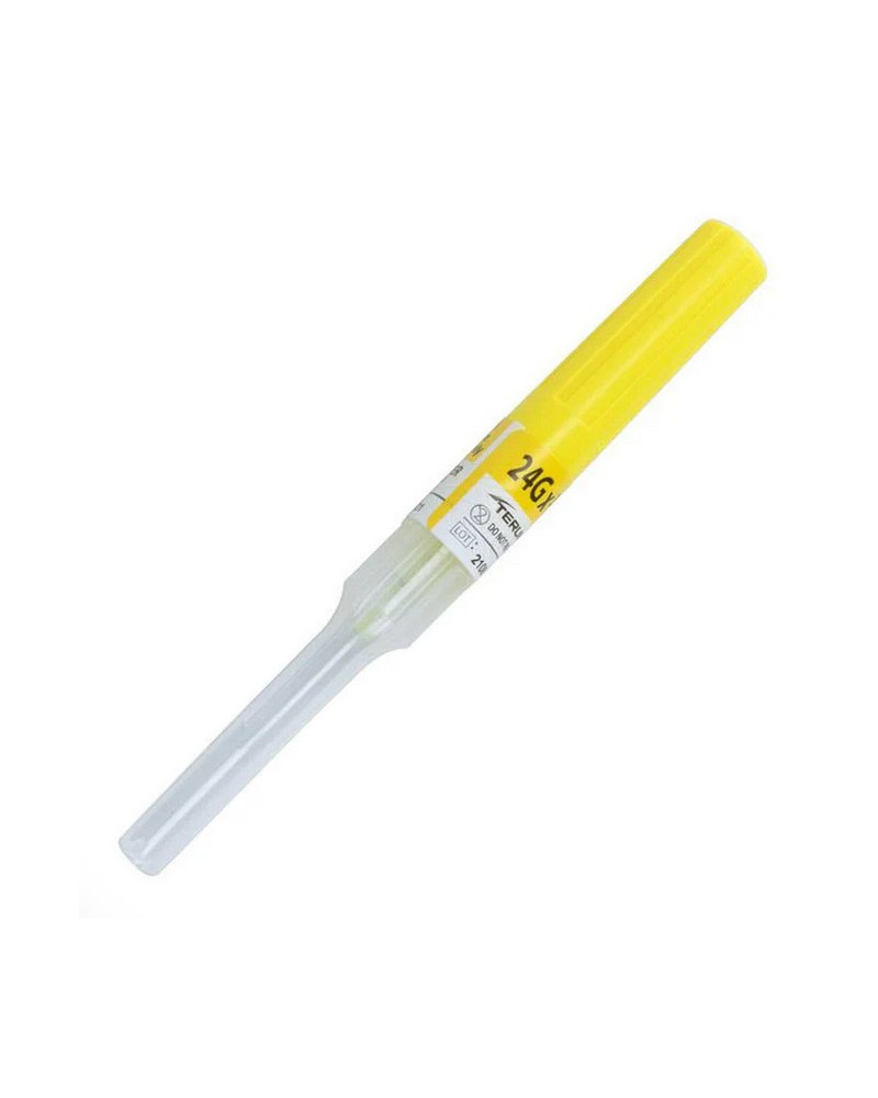 Cathéter intraveineux SURFLO TERUMO à  usage unique, 24 g - 19 x 0,67 mm Cathéter intraveineux SURFLO TERUMO à  usage unique, 24 g - 19 x 0,67 mm
