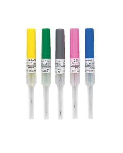 Cathéter intraveineux SURFLO TERUMO à  usage unique, 24 g - 19 x 0,67 mm Cathéter intraveineux SURFLO TERUMO à  usage unique, 24 g - 19 x 0,67 mm